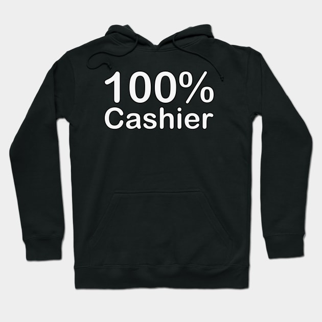 Cashier, funny gifts for people who have everything. Hoodie by BlackCricketdesign